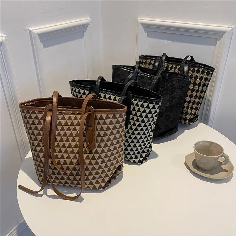 Casual Large Capacity Tote Handbag for Women Autumn Winter