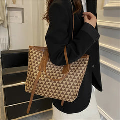 Casual Large Capacity Tote Handbag for Women Autumn Winter