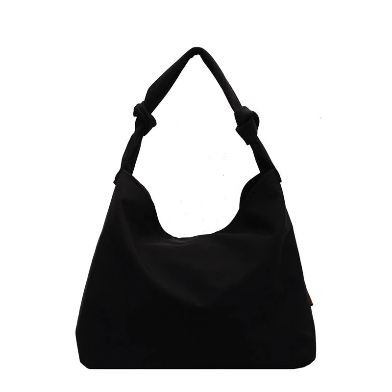 Nylon Travel Handbag Solid Soft Crossbody Casual Shoulder Bag