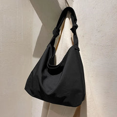 Nylon Travel Handbag Solid Soft Crossbody Casual Shoulder Bag