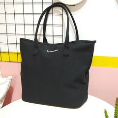 Canvas Shoulder Bag Large Capacity Student Handbag