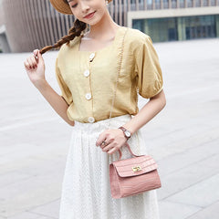 Retro PU Women's Totes Bag Shoulder Messenger Handbag
