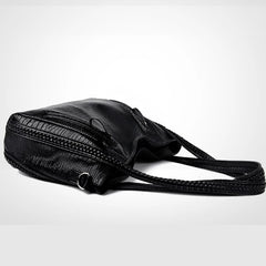 Women Large Capacity PU Handbag Shoulder Messenger Bag
