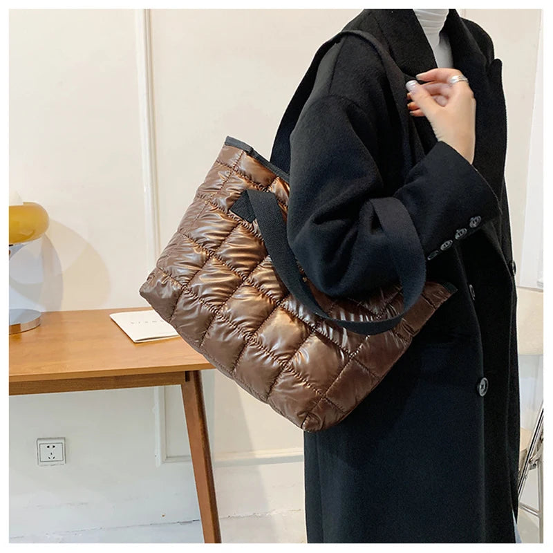 Totes Women's Bag Shopper Large Capacity Female Handbag Soft High Shoulder Bags