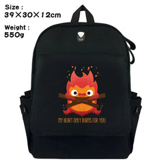 Totoro Cat Canvas Rucksack Backpack Schoolbag Travel Laptop Bag