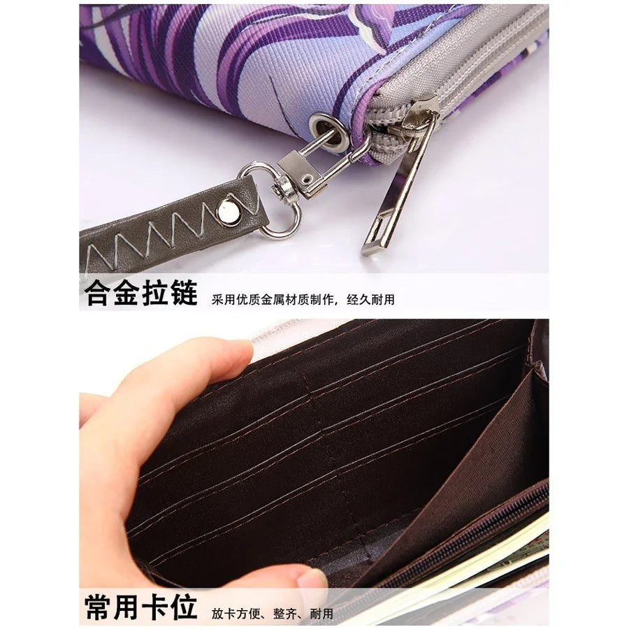 TouHou Project Marisa Long Leather Wallet Women's Portable Purse
