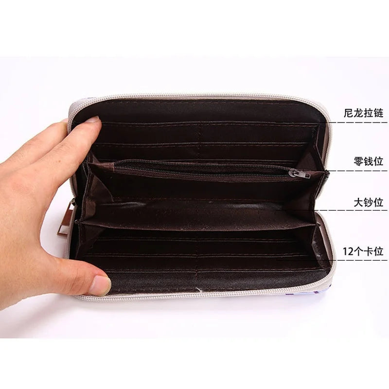 TouHou Project Marisa Long Leather Wallet Women's Portable Purse