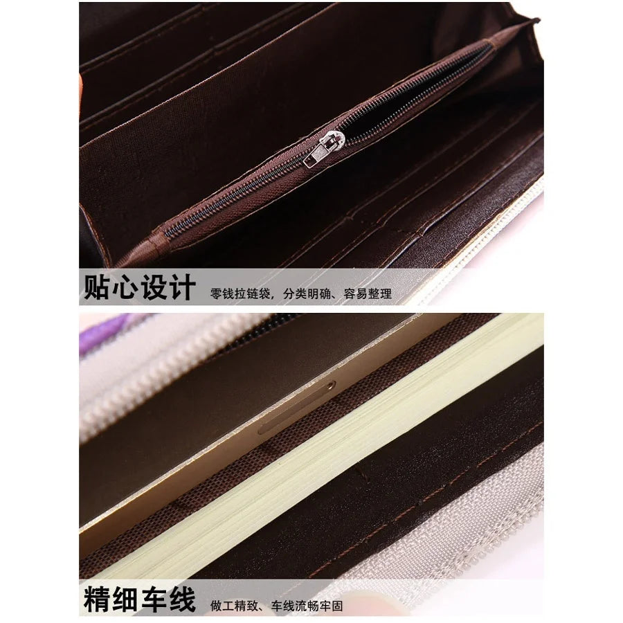 TouHou Project Marisa Long Leather Wallet Women's Portable Purse