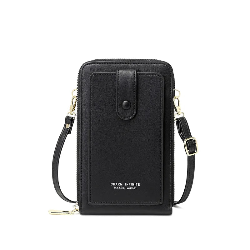 RFID Multi-function Touch Screen Cell Phone Bag Girl Purse