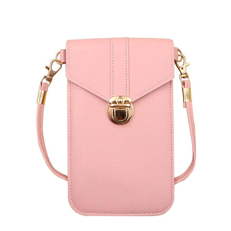 Touch Screen Cell Phone Purse Wallet Shoulder Strap Handbag