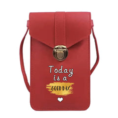 Food Pattern Cell Phone Shoulder Bag for Samsung/iPhone/Huawei