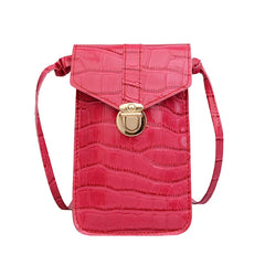 Crocodile Leather Women Handbag Clutch Purse Shoulder Bag