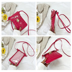 Crocodile Leather Women Handbag Clutch Purse Shoulder Bag