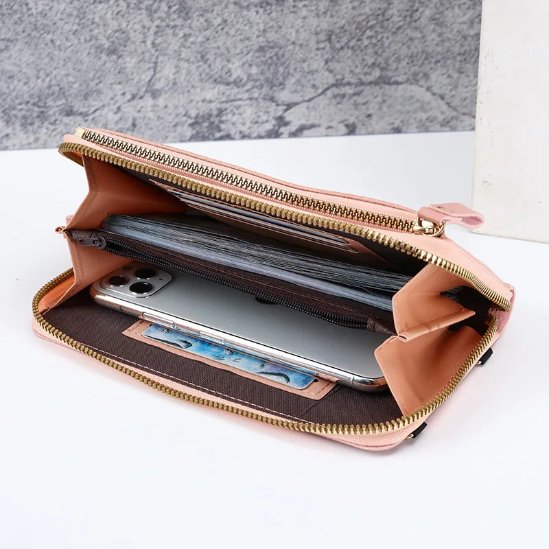 Women's Diagonal Anti-theft Touch Screen Shoulder Bag