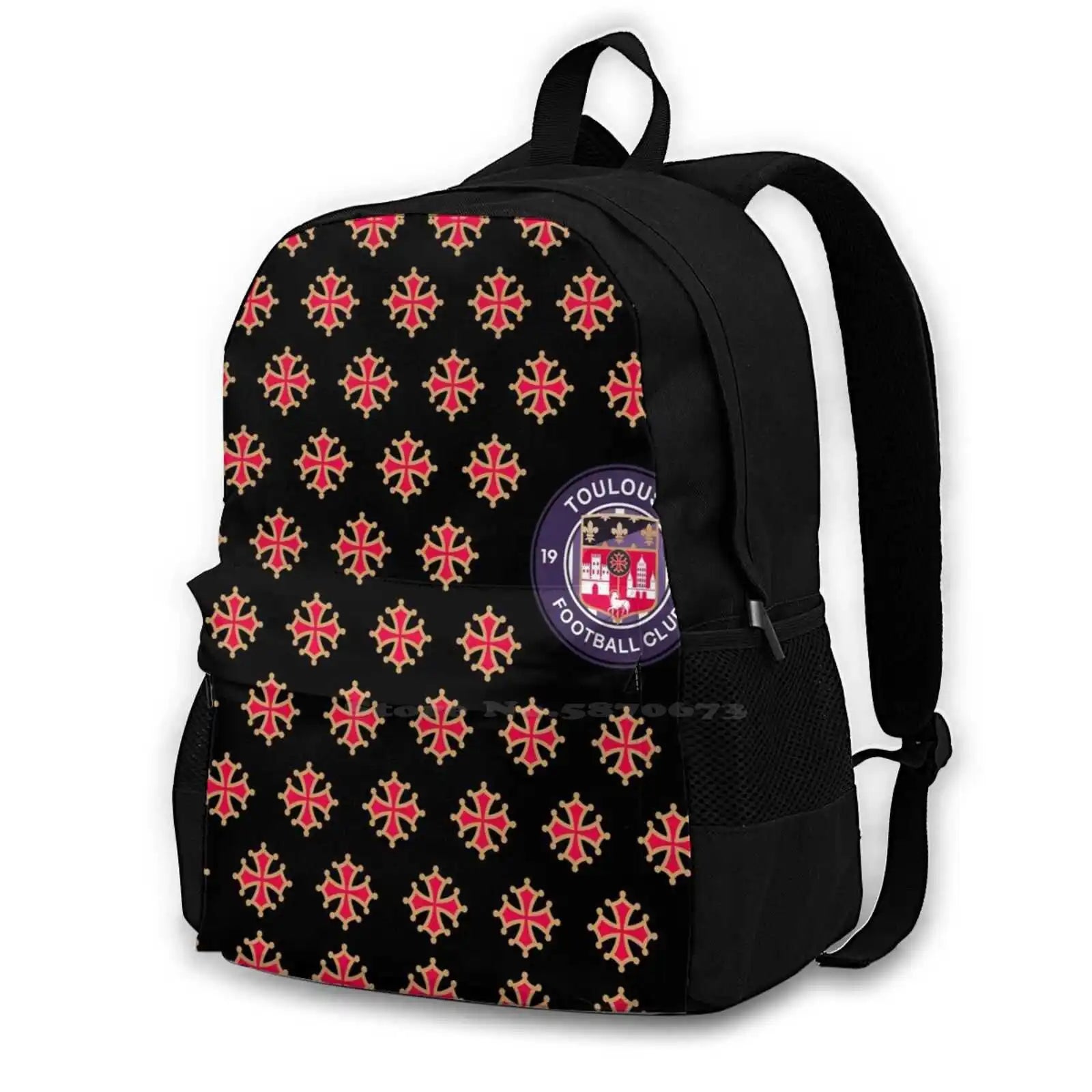 Toulouse Backpack Student School Laptop Travel Bag Ligue 1