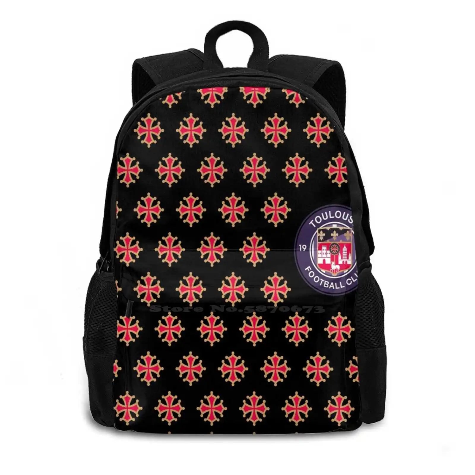 Toulouse Backpack Student School Laptop Travel Bag Ligue 1