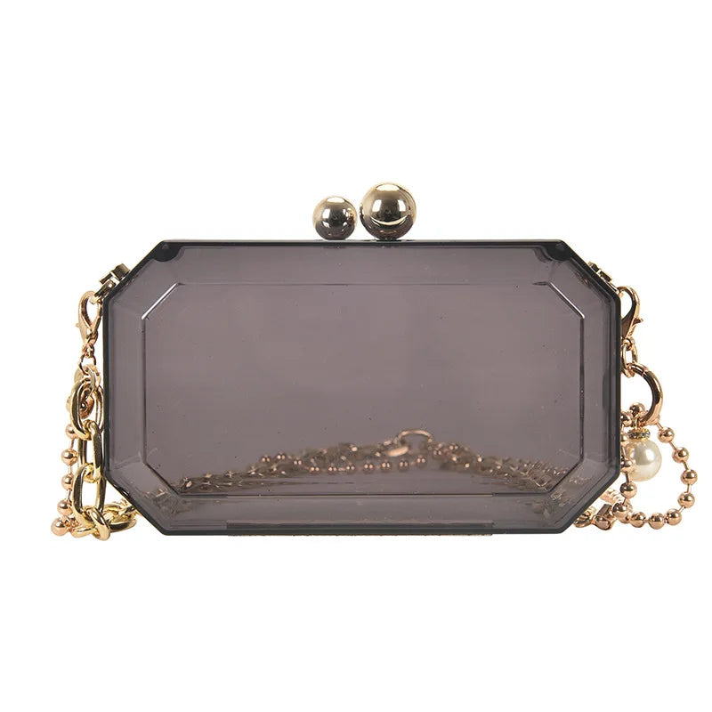 Transparent Acrylic Box Bag Small Shoulder Bag
