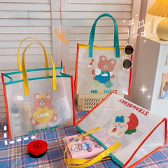 Transparent Jelly Bag Female Summer Travel Handbag