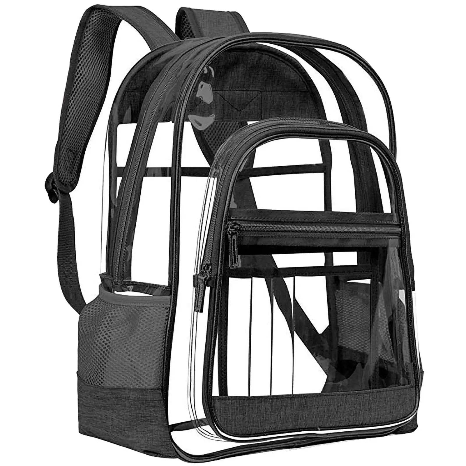 Transparent PVC Backpack School Bag Student School Bag