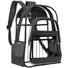 Transparent PVC Backpack School Bag Student School Bag