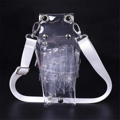 7-Pocket PVC Hair Scissors Bag Barber Pouch