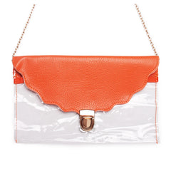 Clear PVC Messenger Crossbody Bag Women Summer Stadium Approved
