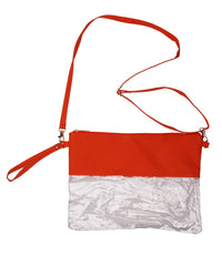 Multicolor Transparent Stadium Bag Clear Game Pouch Zipper Crossbody Wristlet