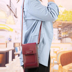 Vintage Style Phone Bag Women Chain Messenger Small Flap Bag