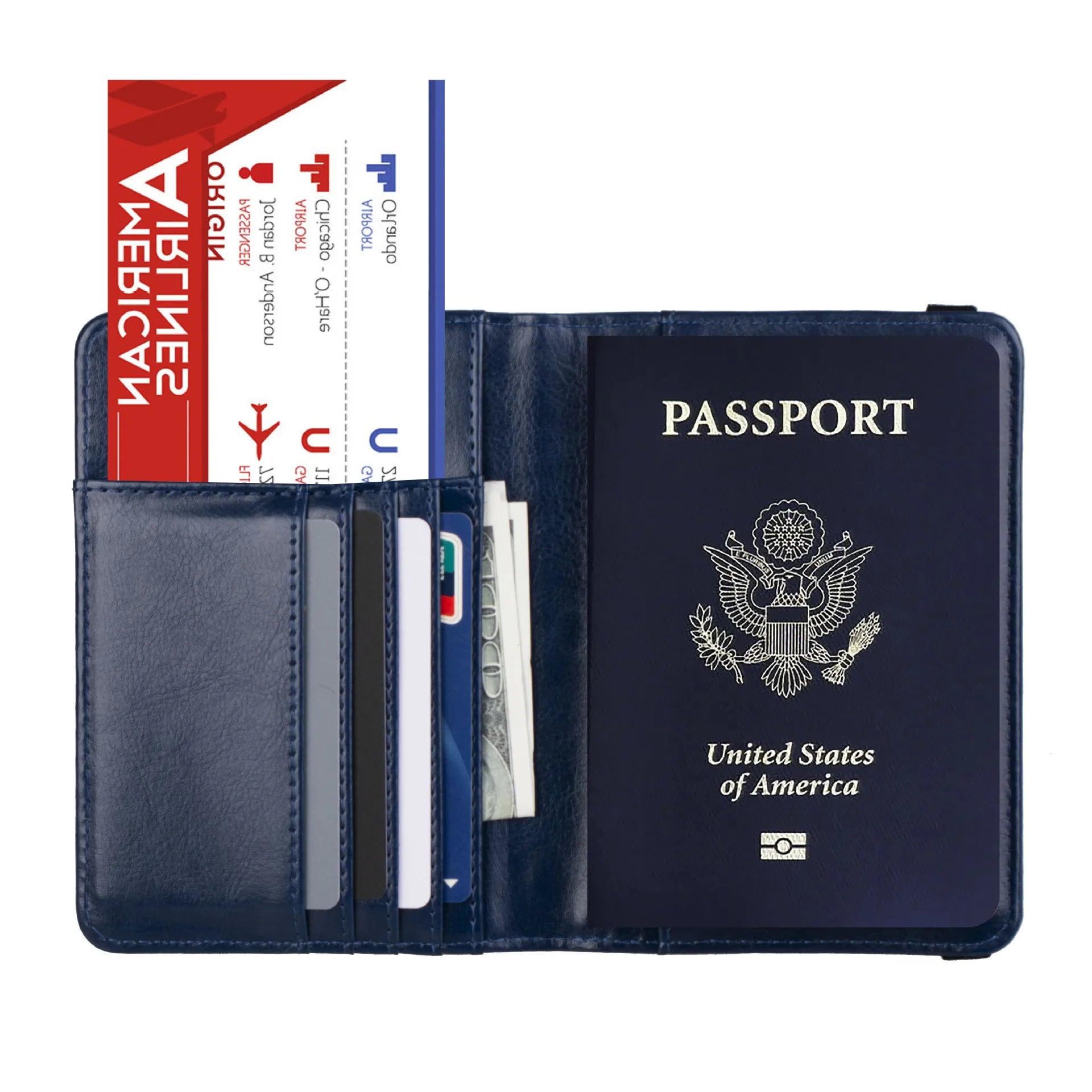 Trassory USA Passport Holder RFID Blocking