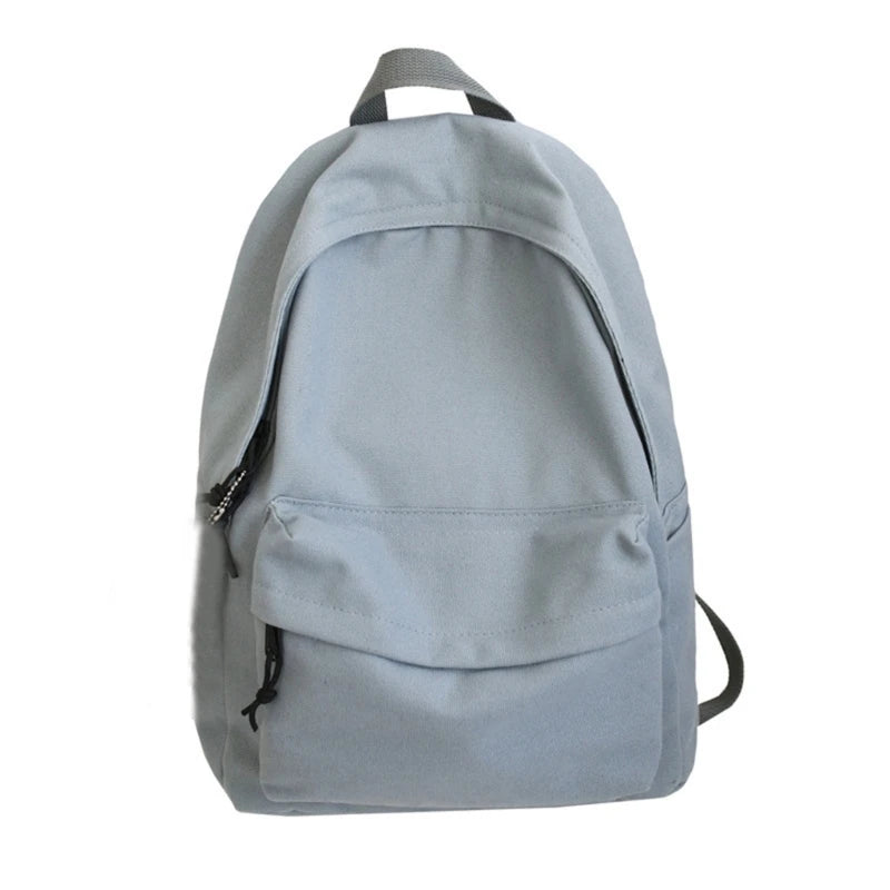 Large Capacity Travel Backpack for Men and Women Solid School Daypack