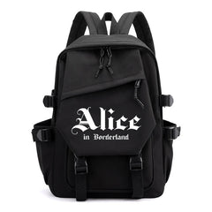 Alice In Borderland Print Backpack High-capacity Schoolbag