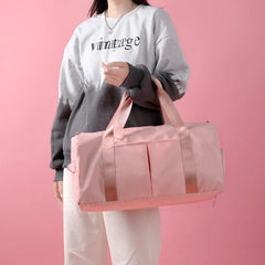 Large Capacity Travel Bag with Dry/Wet Separation