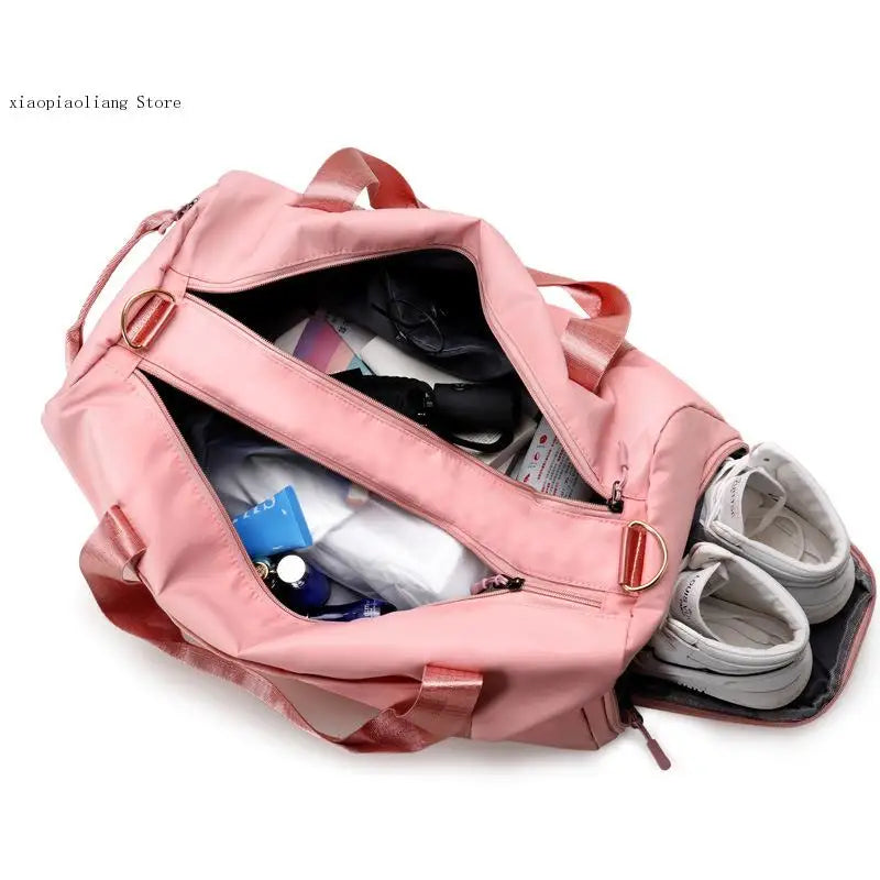 Large Capacity Travel Bag with Dry/Wet Separation