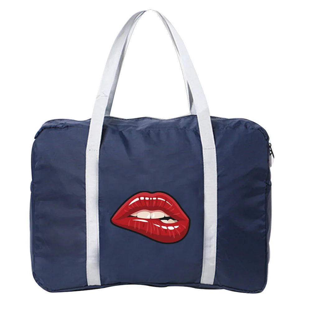 Foldable Travel Bag Women's Luggage Organizer Camping Duffle Handbag