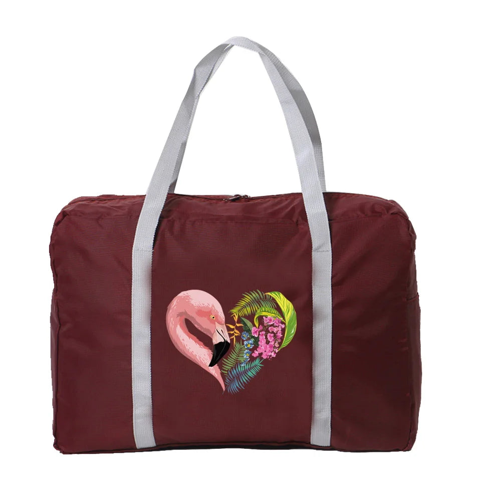 Foldable Large Capacity Luggage Tote Waterproof Handbag for Women