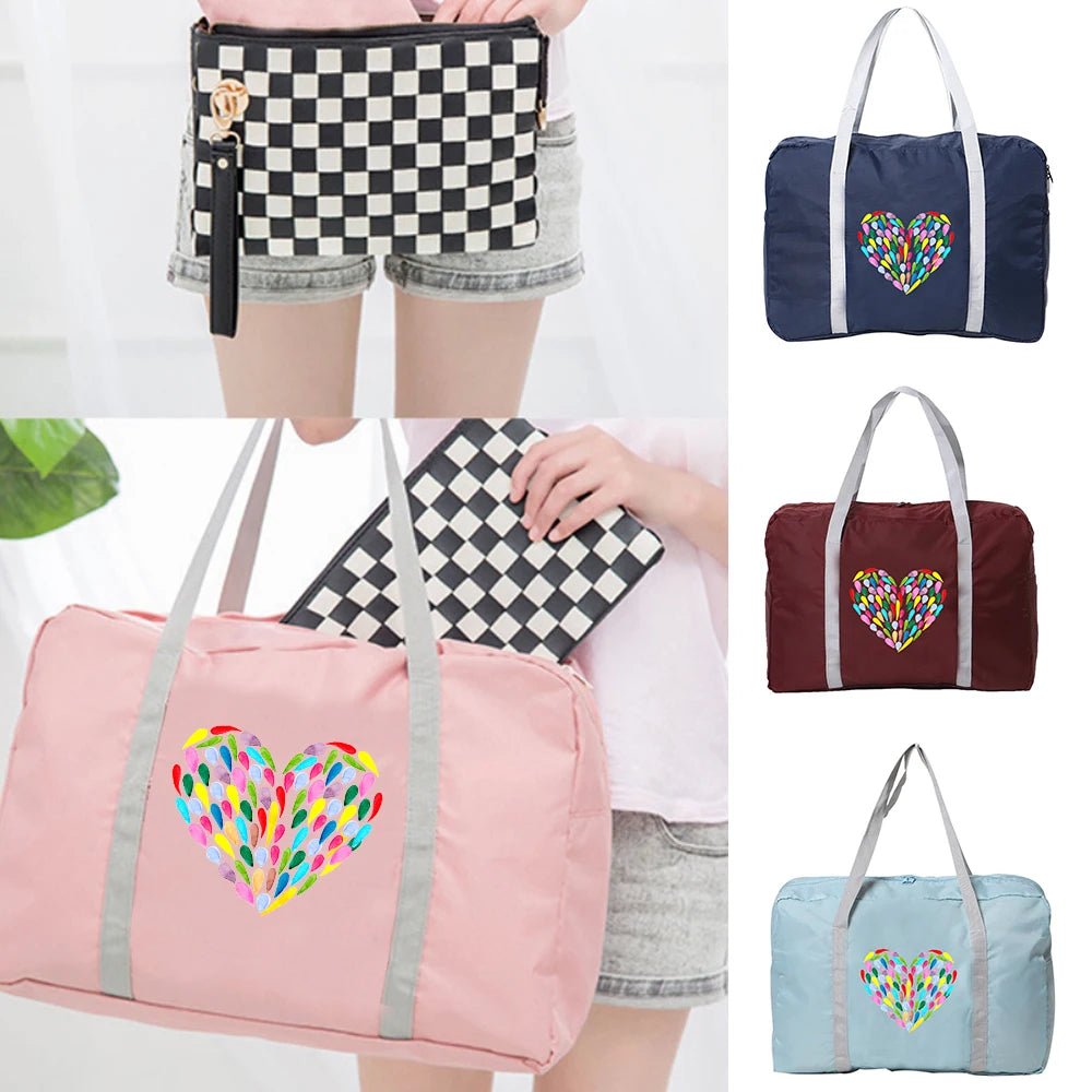 Foldable Luggage Bags Large Capacity Waterproof Handbag