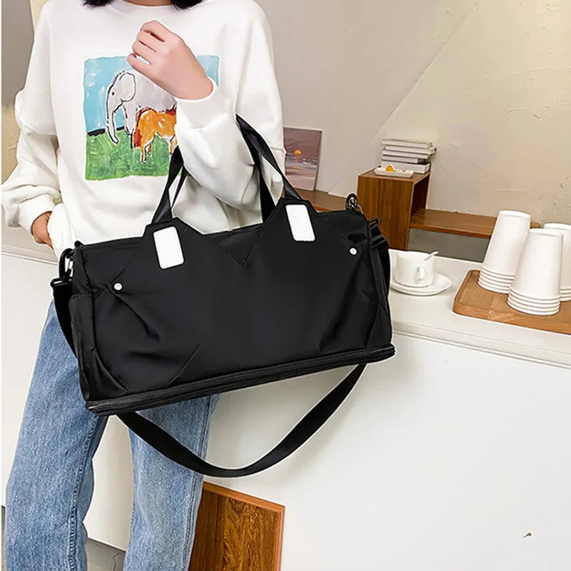 Travel Duffle Bag for Teenage Girls Female Hand Luggage Weekend Bags Women