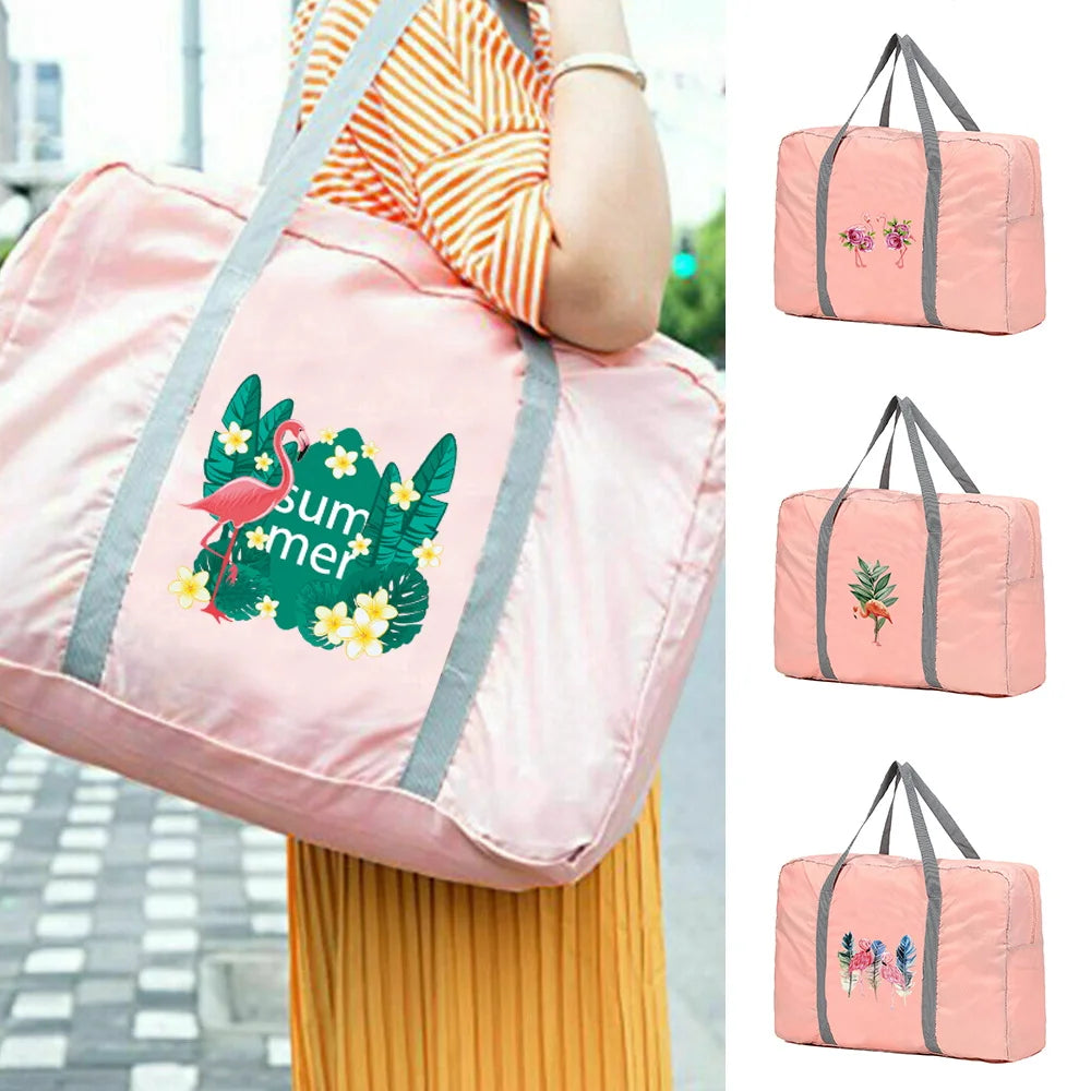 Waterproof Foldable Duffle Bag Large Capacity Travel Tote