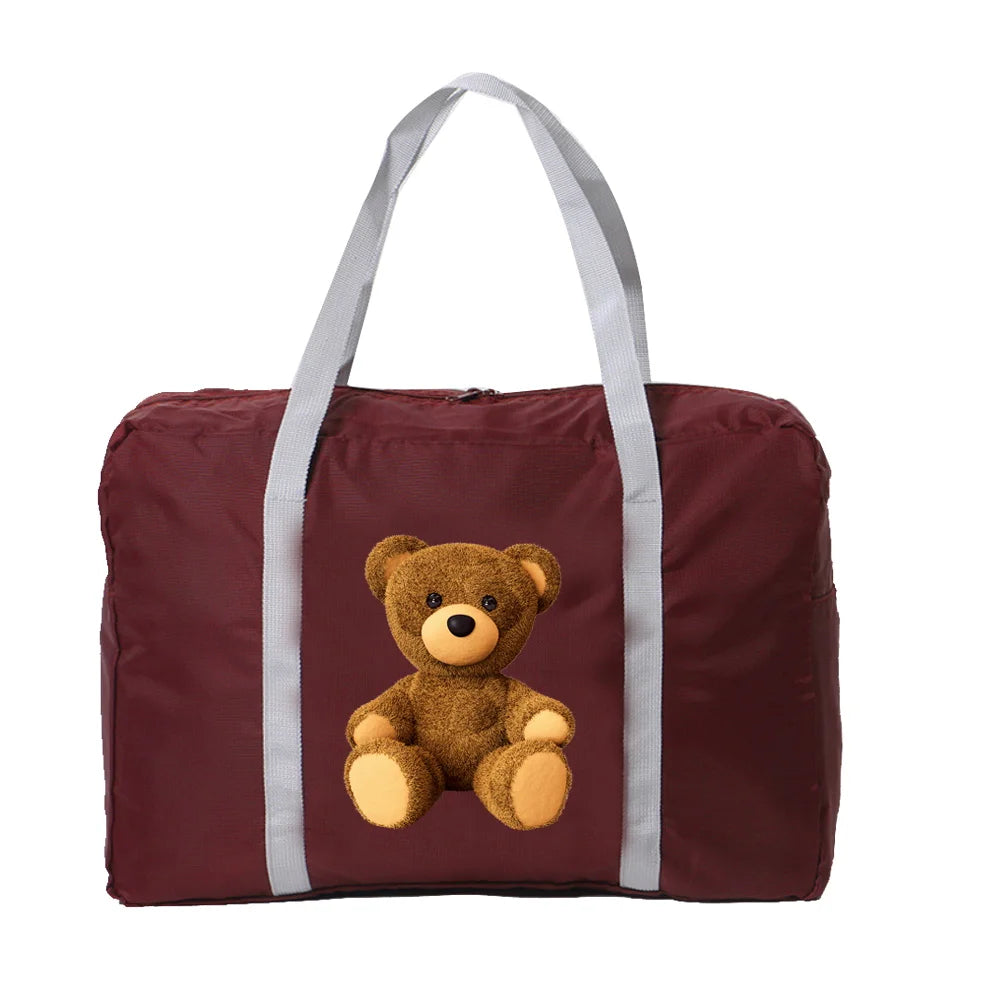 Foldable Large Capacity Nylon Travel Bag Ladies Handbag