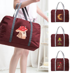 Large Capacity Travel Bag Mushroom Series Organizers Foldable Luggage Duffle