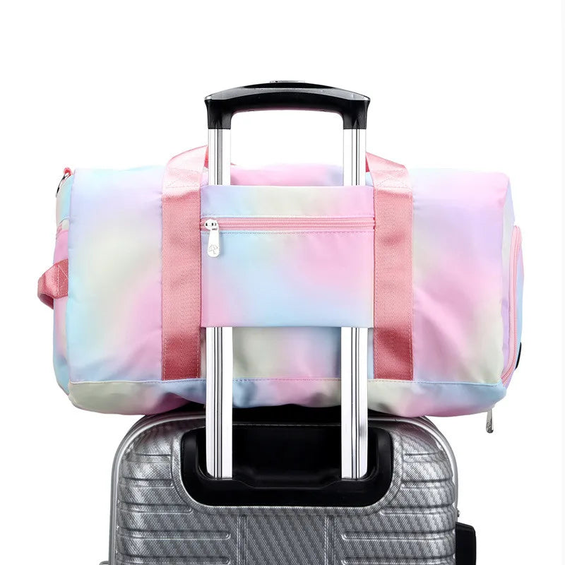 Large Capacity Girls Travel Bag Weekender Duffle Bag Women Multifunction