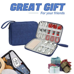 Digital USB Cables Storage Bag Travel Organizer