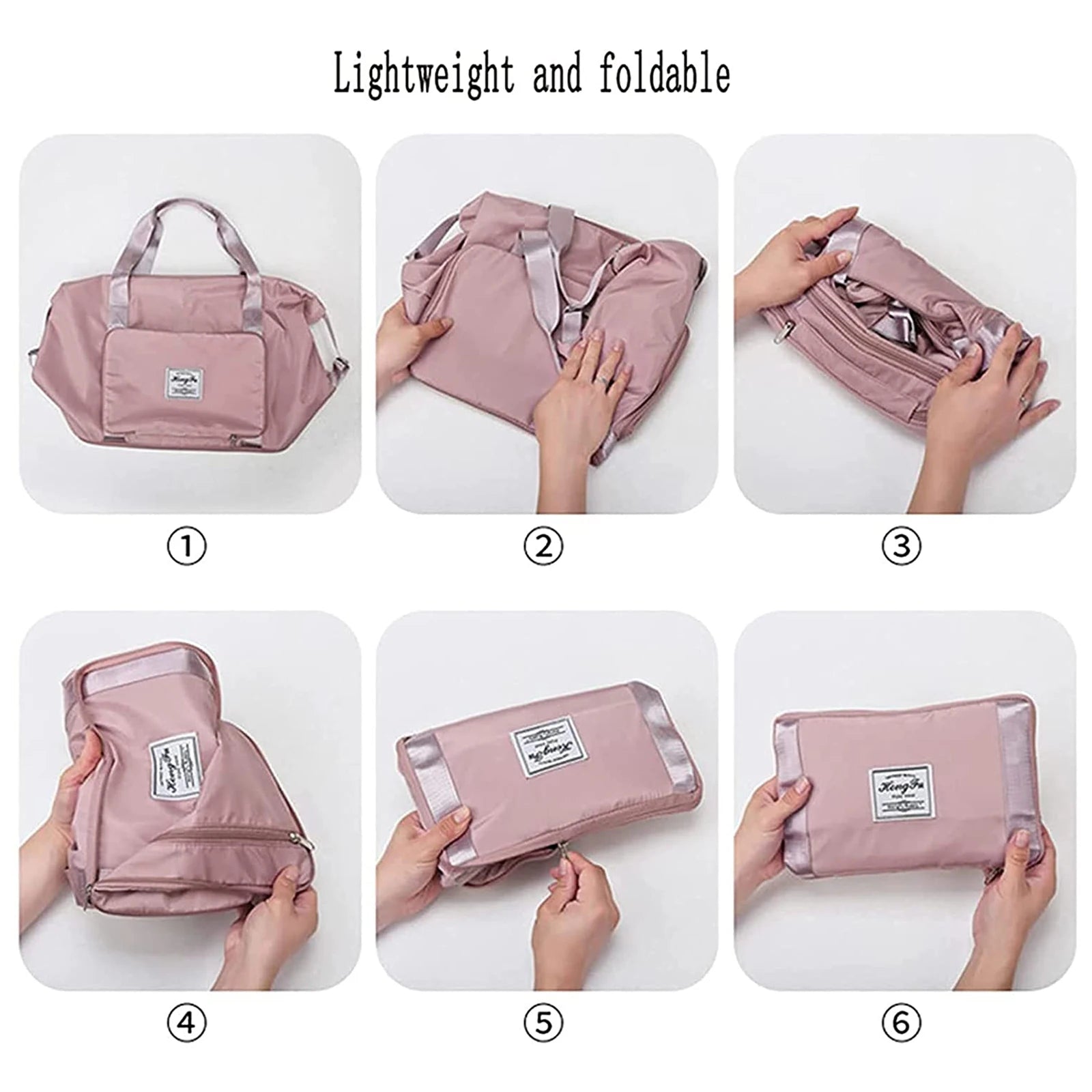 Letter Patterns Storage Bag Handbag Travel Tote