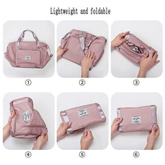 Letter Patterns Storage Bag Handbag Travel Tote