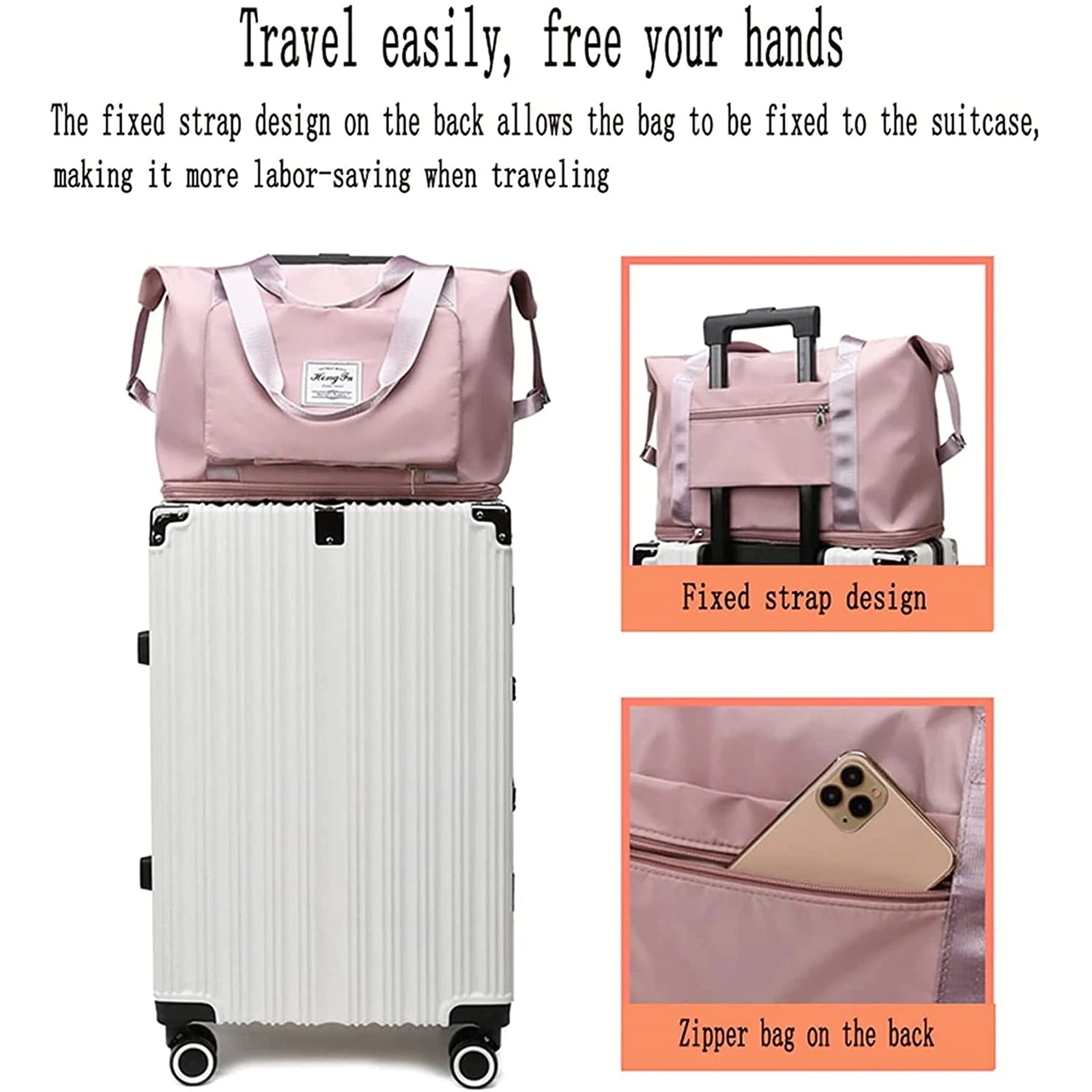Letter Patterns Storage Bag Handbag Travel Tote