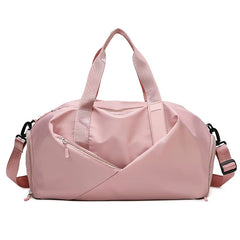 Portable Wet/Dry Separation Travel Bag With Shoe Compartment