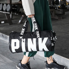 Printed Shoulder Gym Bag Large Storage