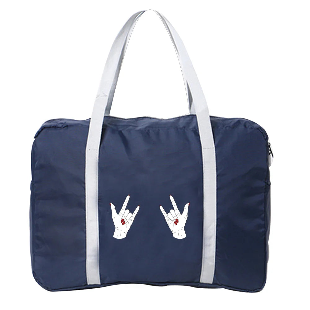 Unisex Travel Bag Foldable Duffle Large Capacity Organizers