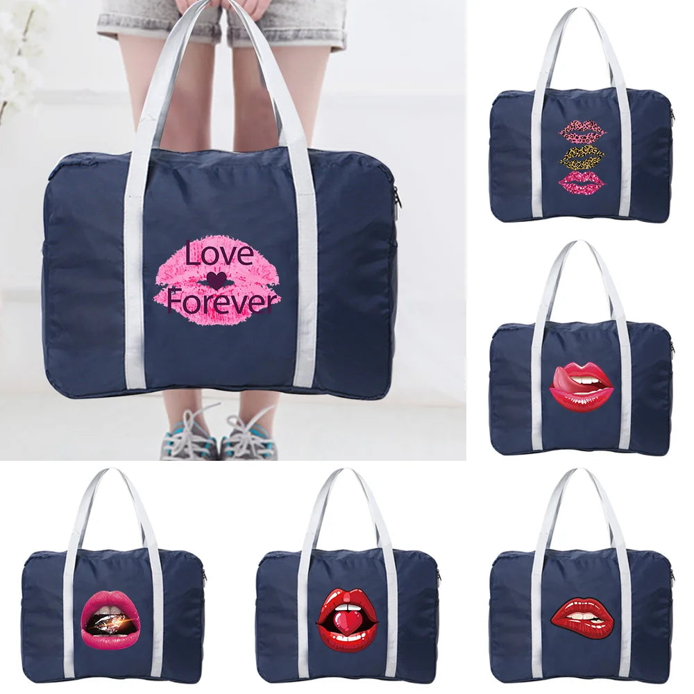 Foldable Duffle Bag Large Capacity Portable Luggage Bag