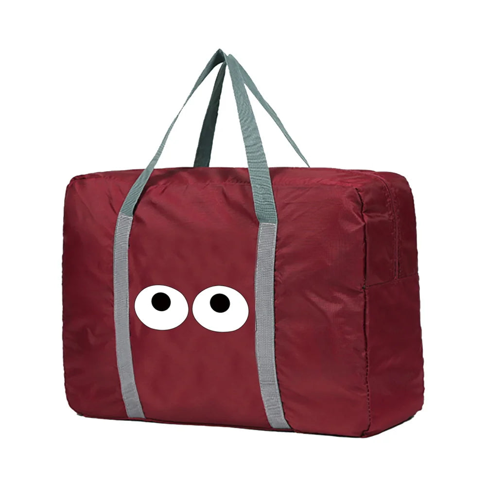 Travel Bag Unisex Foldable Duffle Bag Chest Pattern Accessories